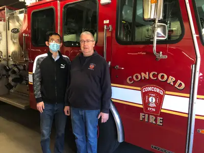 Pandemic Responders Delivers Masks to Concord, MA Fire Department