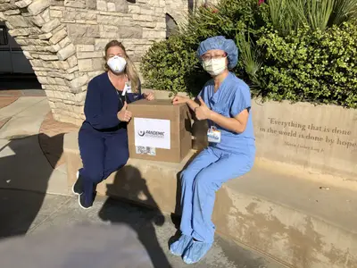 Pandemic Responders donates 750 N95 masks to Dignity Health Mercy Gilbert Medical Center