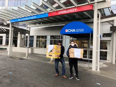 Pandemic Responders donates 5,000 masks to Cambridge Health Alliance