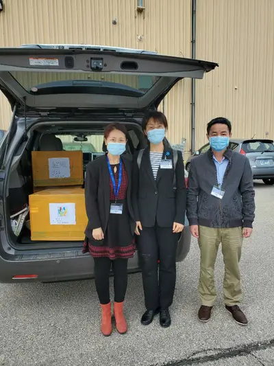 Pandemic Responders donates 200 Surgical masks Rochester Community and Technical College