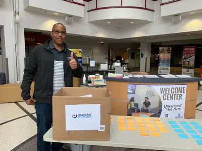 Pandemic Responders donates 500 Surgical masks to Rochester Community and Technology College